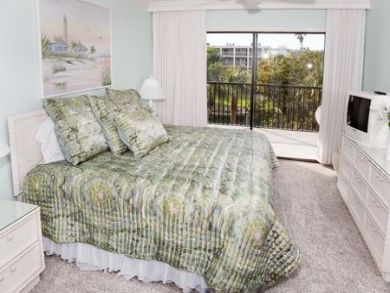 Master bedroom with king bed